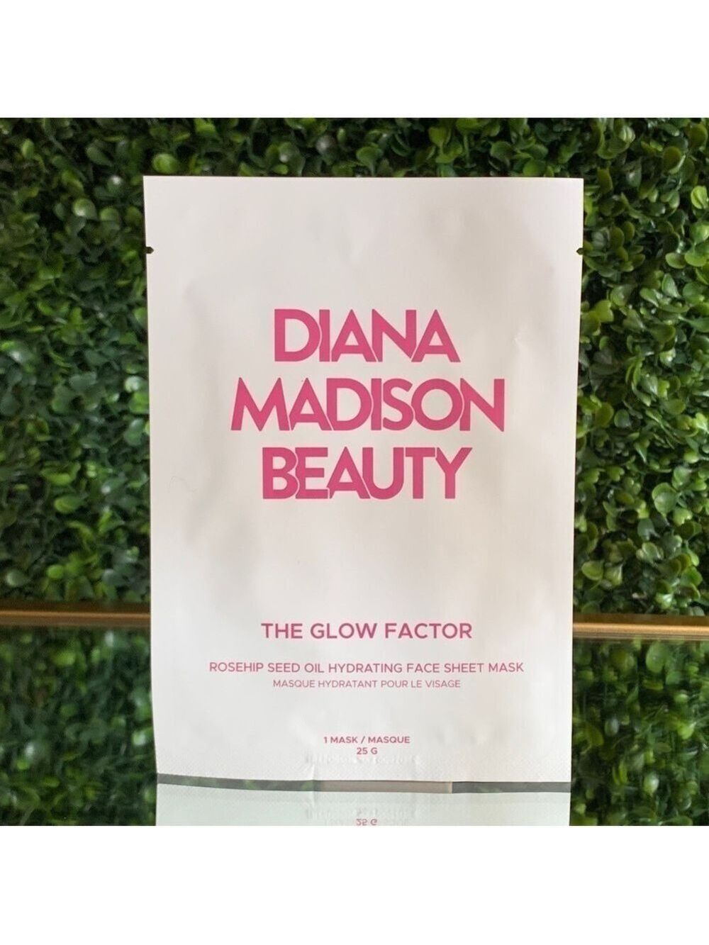 Diana Madison Beauty The Glow Factor Rosehip Seed Oil Hydrating Face Sheet Mask🆕
